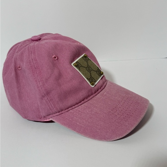 Brand New Traditional Monogram Gucci Upcycled Ball Cap - Picture 3 of 6